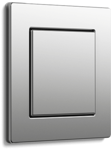 Gira E2 flat oțel inoxidabil
