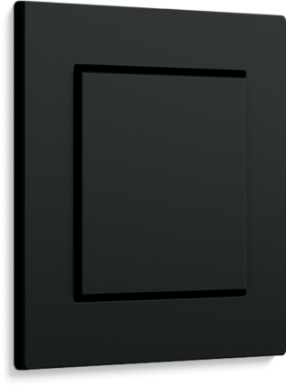 Gira E2 flat negru mat